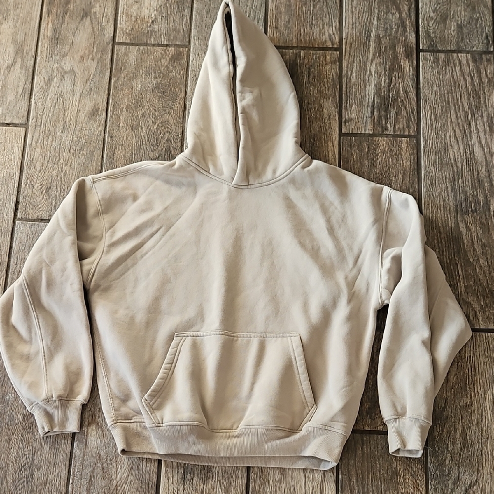 Brooklyn Cloth Women's Beige Hoodie Sweater Size Small